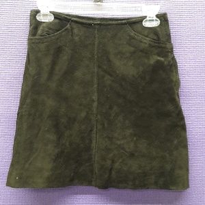 Moda Int'l Black Leather Mini Skirt, Pockets, Size 4, Victoria's Secret